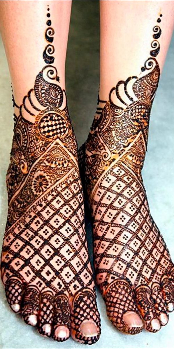 Feet Mehndi Designs